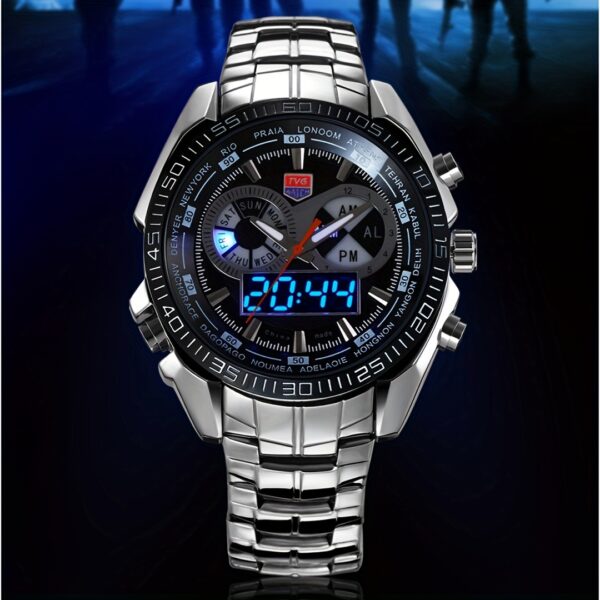 Apex Men's Binary LED Watch