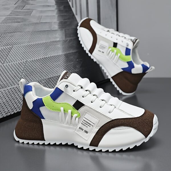 Newness Boys' Striped Low-Top Sneakers: Lightweight, breathable, and stylish striped sneakers perfect for play.