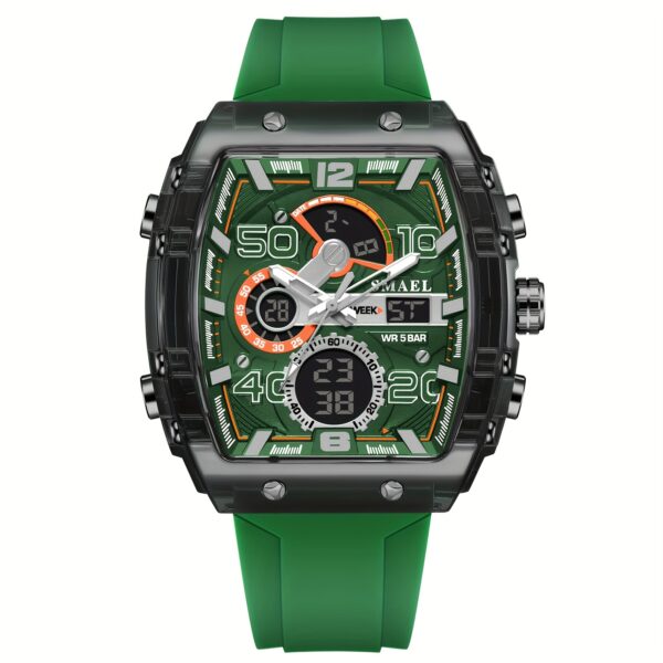 Showcase the Newness Apex Men's Digital Watch: a sleek, sporty digital timepiece with a modern design, perfect for the stylish man.
