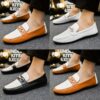 Newness Monaco Checkered Slip On Loafers Comfortable and stylish checkered loafers perfect for elevating any outfit