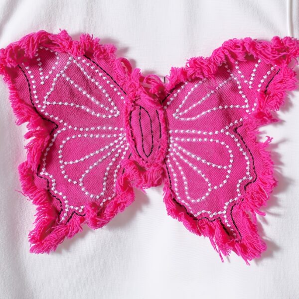Stylish ombre pants set in sunset hues for girls, perfect for summer. Trendy kids' fashion from Newness.