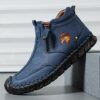 Newness Metropolitan Mens Zipper Loafers Classic microfiber loafers with a zipper detail offering comfort and style for all seasons