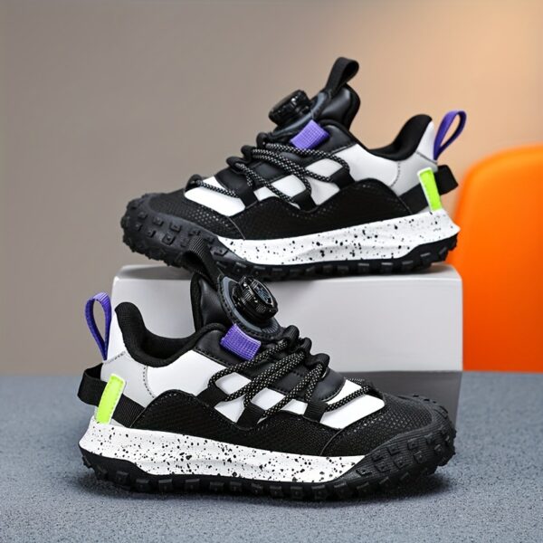 Stylish and comfortable Velocity Boys' Sneakers in multiple colors, perfect for any occasion. Showcasing the sneaker's design details and fit.