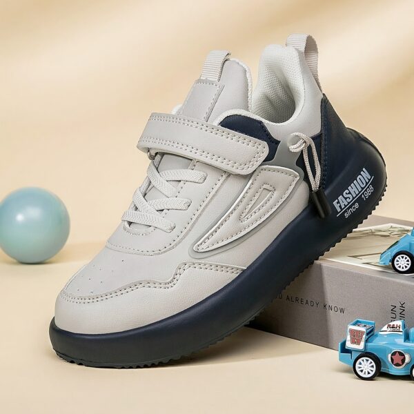 Stylish and comfortable boys' casual shoes, perfect for playtime or any occasion. Newness Playtime Ready Boys' Casual Shoes in navy blue.