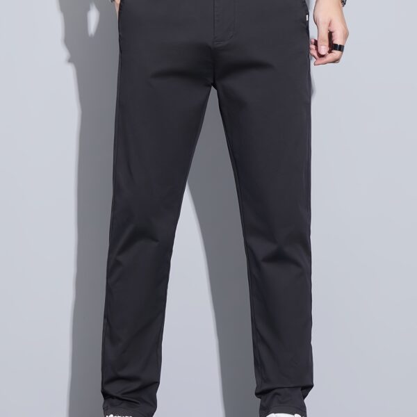 Newness Dubai Luxe Men's Straight-Leg Pants: Elevate your style with these comfortable, modern-fit pants.