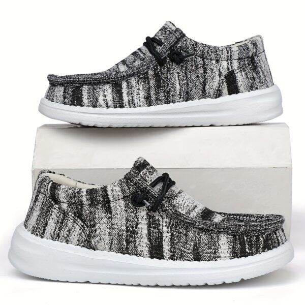 Newness Playful Prints Kids Canvas Sneakers - Stylish and comfortable canvas sneakers perfect for everyday wear, in a playful print design.