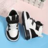 Newness Playtime Geometric Mid Top Sneakers Stylish and comfortable kids geometric print sneakers perfect for active play Non slip sole ensures safety