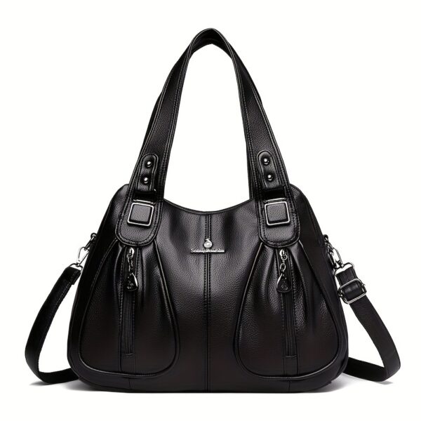 The Everyday Shoulder Bag in elegant brown leather. A sophisticated accessory perfect for everyday use.