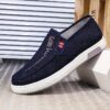 Newness Mens Canvas Loafers Breathable lightweight canvas loafers perfect for everyday wear Effortless style for any occasion