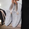 Newness Metropolitan Mens Slip On Loafers in classic black featuring breathable fabric a durable PU sole and stylish golden accents Perfect for everyday wear