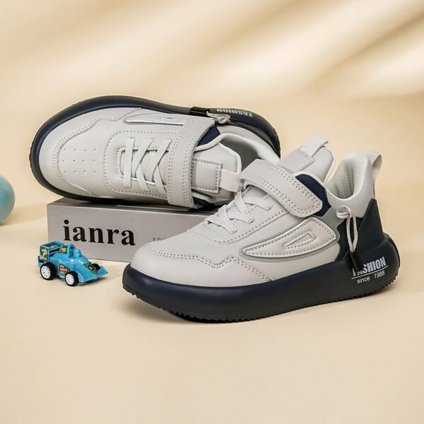 Stylish and comfortable boys' casual shoes, perfect for playtime or any occasion. Newness Playtime Ready Boys' Casual Shoes in navy blue.