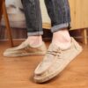 Newness Mens Canvas Loafers Hand stitched canvas loafers for effortless style and all day comfort Breathable and perfect for any occasion