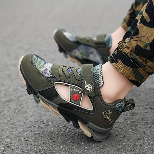 Stylish and comfortable Stealth Camo Kids' sneakers in camouflage print, perfect for boys and girls. Newness kids' shoe collection.