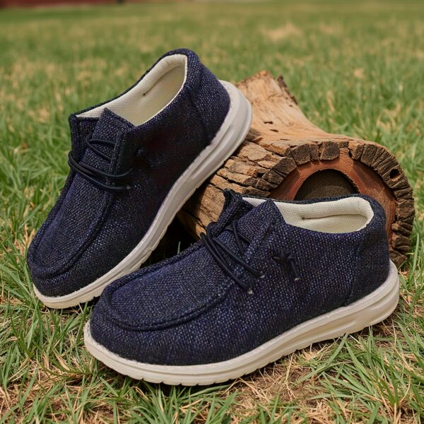 Newness Little Skipper Kids' Slip-Ons in [color] - stylish and comfortable slip-on shoes for kids, perfect for everyday wear.