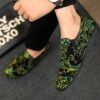 Cairo Nights Paisley Fabric Loafers Chic and comfortable paisley slip on loafers perfect for any occasion