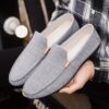Newness Metropolitan Mens Canvas Loafers Comfortable and stylish canvas loafers for men perfect for elevating any casual outfit