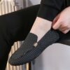 Newness Metropolitan Plaid Fabric Loafers Comfortable and stylish plaid loafers perfect for everyday wear