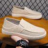 Newness Mens Fabric Loafers Breathable lightweight and effortlessly stylish loafers for any occasion