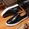 Newness City Slicker Woven Slip On Loafers Comfortable and stylish woven loafers perfect for everyday wear