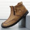 Newness Metropolitan Mens Zipper Loafers Classic microfiber loafers with a zipper detail offering comfort and style for all seasons