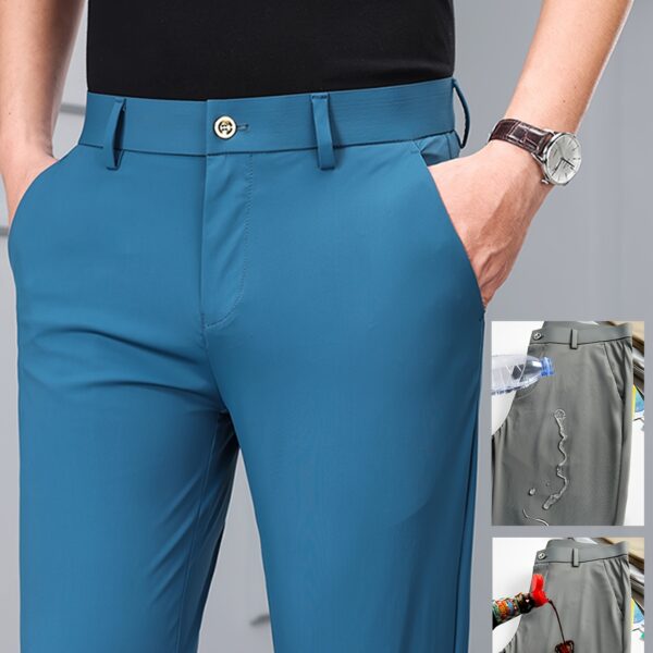 Newness Men's Slim Fit Dubai Navigator Pants: Sharp, modern slim-fit pants in a versatile color, ideal for any occasion. Experience ultimate comfort and style.