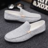 Newness Metropolitan Mens Canvas Loafers Comfortable and stylish canvas loafers for men perfect for elevating any casual outfit