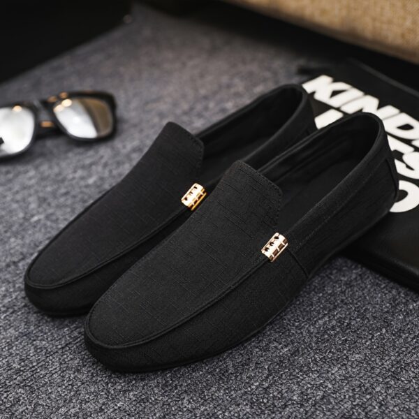 Newness Metropolitan Mens Canvas Loafers Comfortable and stylish canvas loafers for men perfect for elevating any casual outfit
