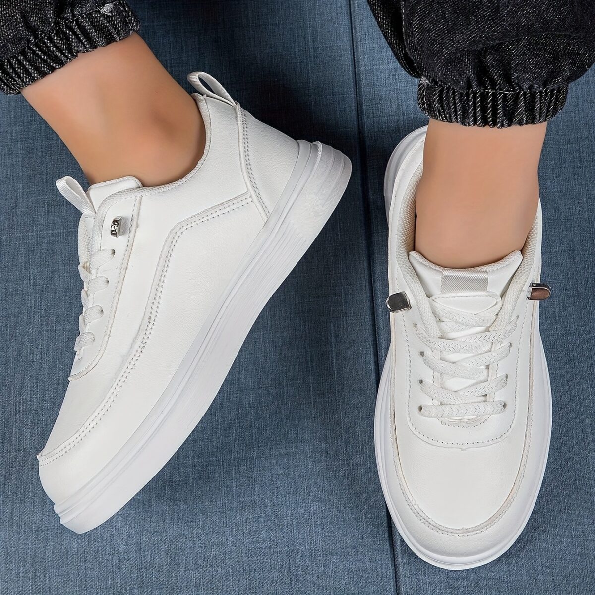 Stylish white CloudWalk sneakers for boys offering ultimate comfort and style Part of Newnesss latest collection