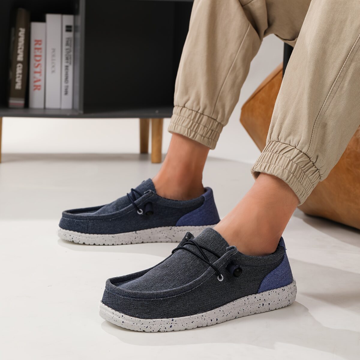Newness Mens Canvas Loafers Effortless style meets ultimate comfort View these versatile slip on loafers in classic canvas