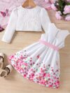Adorable Serene Garden floral print dress perfect for parties and everyday wear