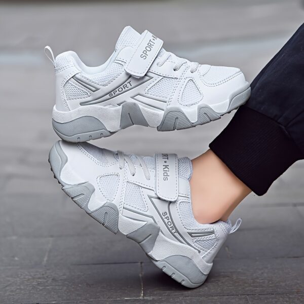 Stylish and comfortable Velocity Boys' Sports Shoes in action, perfect for active kids. Showcasing the shoe's design and vibrant colors.