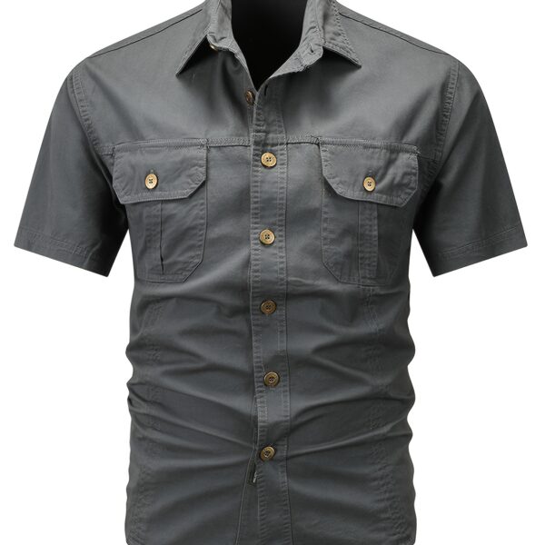 The Newness Riviera Men's Casual Summer Shirt in crisp white cotton. A stylish and comfortable shirt perfect for summer.