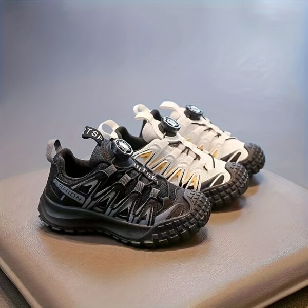 Stylish and comfortable Velocity Boys' Sneakers in multiple colors, perfect for any occasion. Showcasing the sneaker's design details and fit.