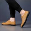 Newness Dubai Tan Mens Slip On Loafers Elevate your style with these comfortable and versatile loafers perfect for any occasion