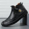 Newness Metropolitan Mens Zipper Loafers Classic microfiber loafers with a zipper detail offering comfort and style for all seasons