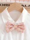 Adorable girls summer outfit Newnesss Summer Sparkle two piece set features a stylish top and coordinating bottom perfect for parties weddings or any special occasion