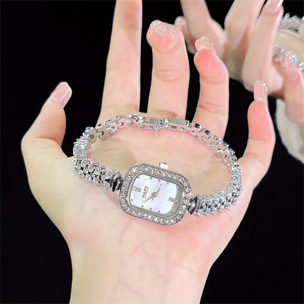 Celestial Sparkle Luxury Square Watch