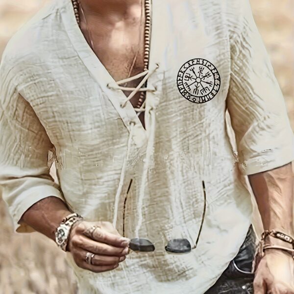 Newness Dubai Summer Men's Casual Shirt in breathable polyester, perfect for staying cool and comfortable all summer long.