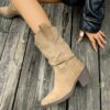 Newness Slouchy Suede Mid Calf Boots Elevate your look with these chic suede boots perfect for adding a touch of effortless style to any outfit