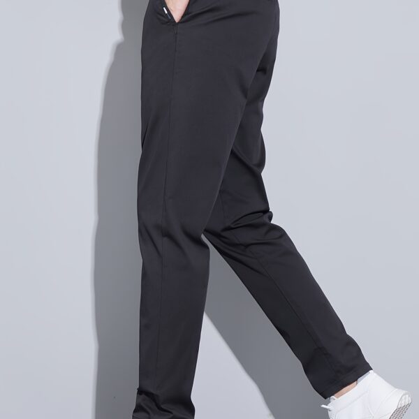 Newness Dubai Luxe Men's Straight-Leg Pants: Elevate your style with these comfortable, modern-fit pants.