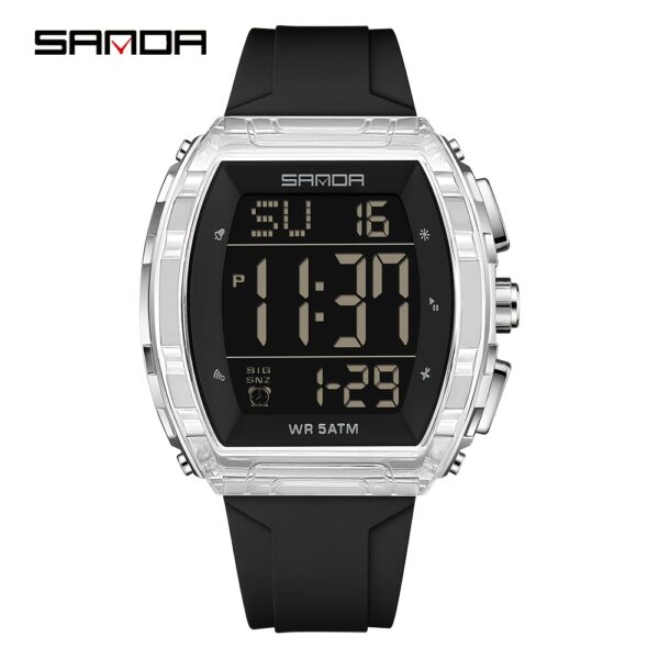 Newness Apex Men's Digital Sports Watch: Durable, stylish, and feature-rich timepiece for an active lifestyle. Shows the watch face.