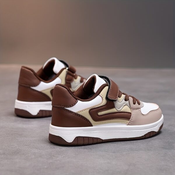 Newness Boys' Striped Low-Top Sneakers: Lightweight, breathable, and stylish striped sneakers perfect for play.