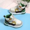 Newness Playtime Geometric Mid Top Sneakers Stylish and comfortable kids geometric print sneakers perfect for active play Non slip sole ensures safety