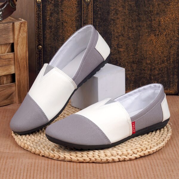 Newness Effortless Style Canvas Slip On Loafers Breathable canvas loafers in a versatile design ideal for any occasion