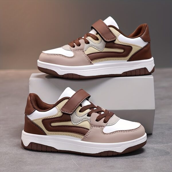 Newness Boys' Striped Low-Top Sneakers: Lightweight, breathable, and stylish striped sneakers perfect for play.