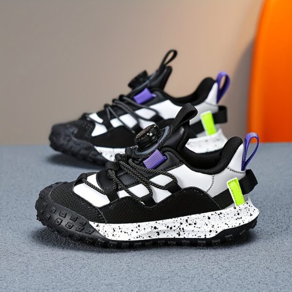 Stylish and comfortable Velocity Boys' Sneakers in multiple colors, perfect for any occasion. Showcasing the sneaker's design details and fit.