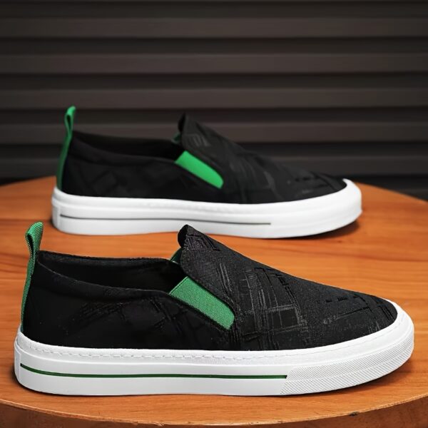 Newness Mens Canvas Loafers Breathable comfortable canvas loafers in a versatile style perfect for any occasion
