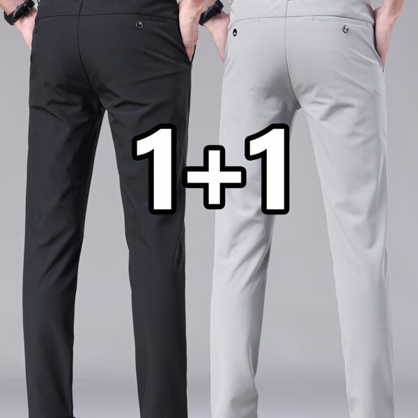 Newness Men's Executive Collection Slim Fit Pants: Sharp, modern slim fit pants for the sophisticated man. Comfortable and stylish for any occasion.