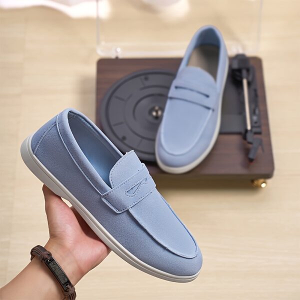 Newness Mens Effortless Style Slip On Loafers Comfortable and stylish loafers perfect for everyday wear High quality leather easy slip on design