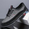 Newness Metropolitan Mens Casual Slip Ons Breathable fabric cushioned sole and minimalist design for all day comfort